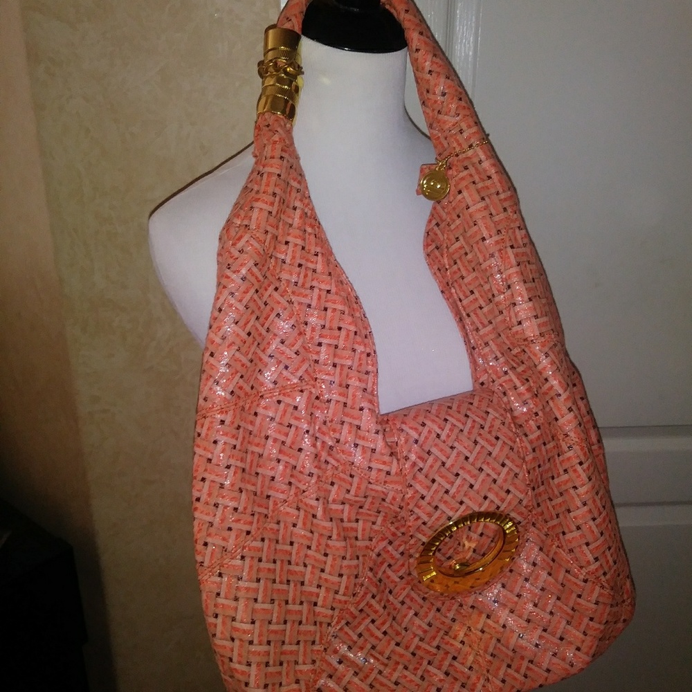 Big Buddha Large Hobo Shoulder Bag (Orange)